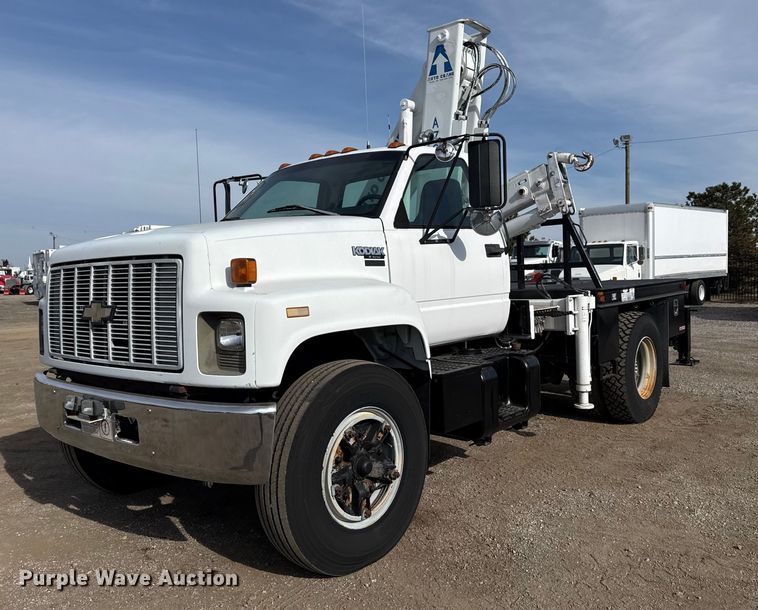 image for item EG1873 1997 Chevrolet Kodiak crane truck