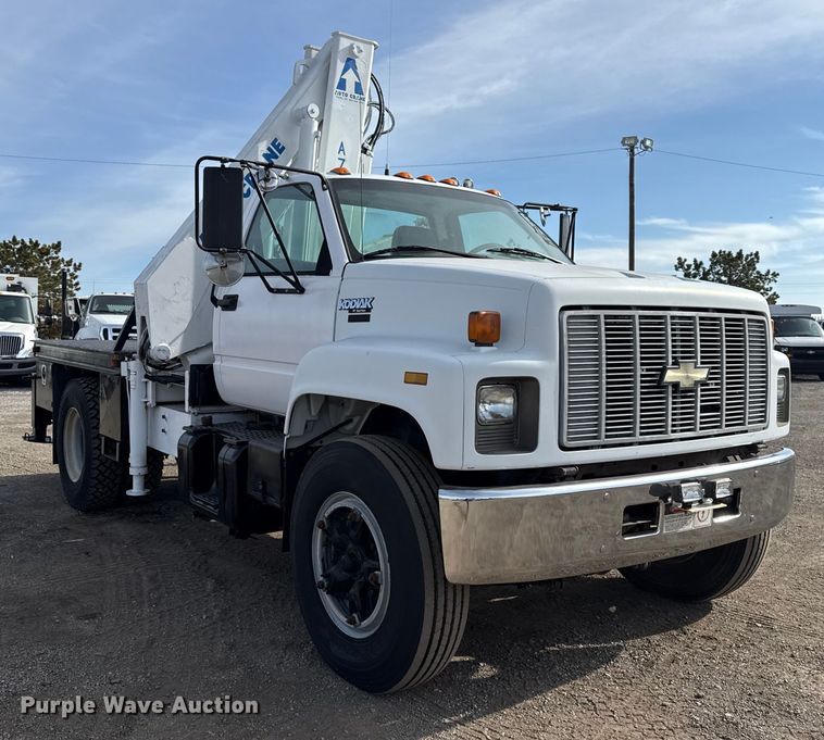 image for item EG1873 1997 Chevrolet Kodiak crane truck
