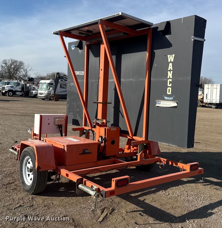 image for item EG1876 2015 Wanco, Inc. WTMMB message board trailer