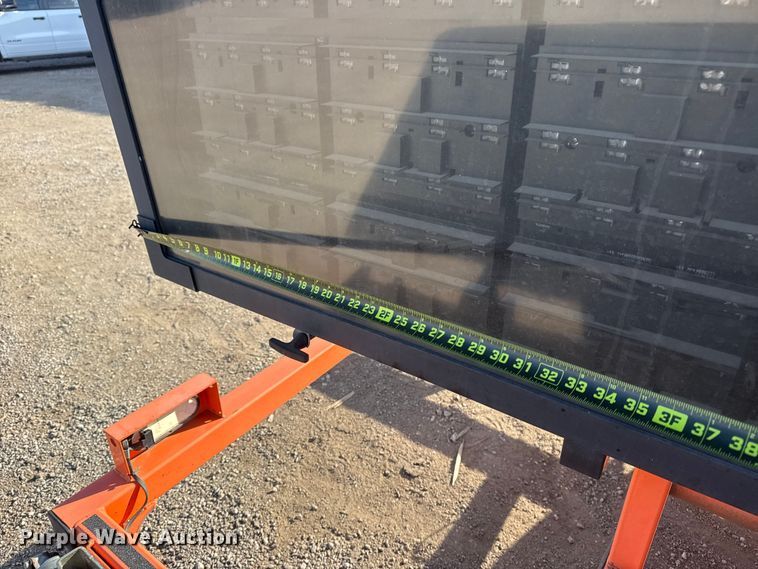 image for item EG1876 2015 Wanco, Inc. WTMMB message board trailer