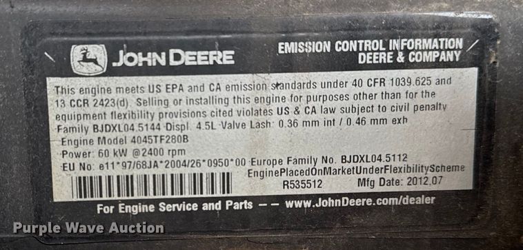 image for item EG1878 2012 Dodge Ram 5500HD vacuum truck