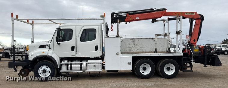 image for item EG1883 2012 Freightliner Business Class M2 Crew Cab crane truck