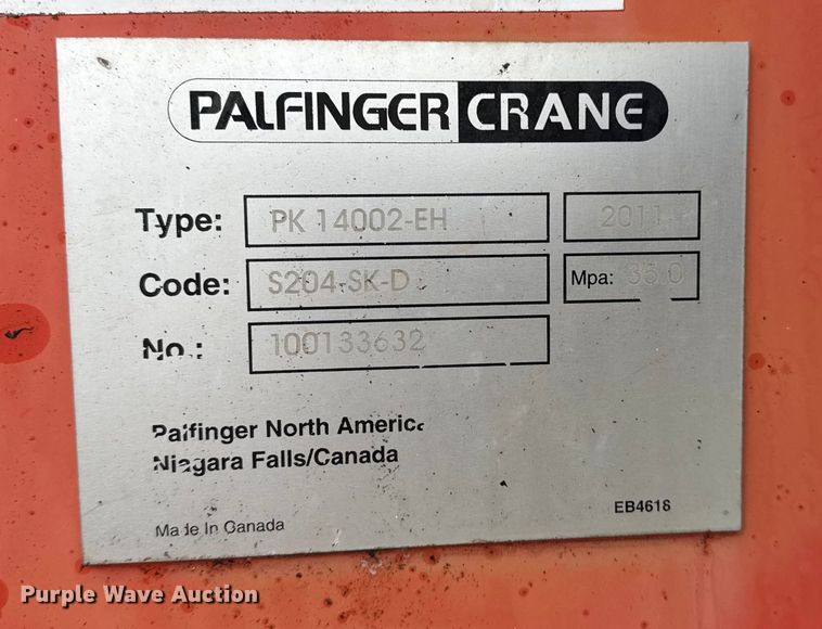 image for item EG1883 2012 Freightliner Business Class M2 Crew Cab crane truck