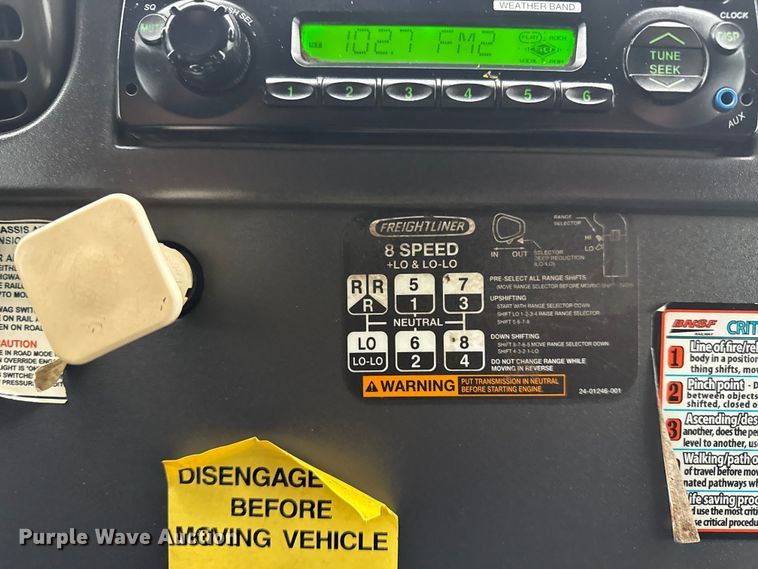 image for item EG1883 2012 Freightliner Business Class M2 Crew Cab crane truck