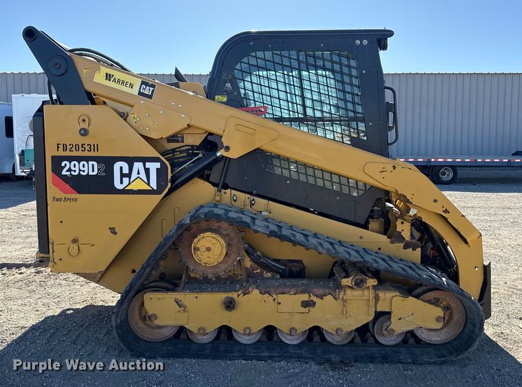 image for item EG1890 2019 Caterpillar 299D2 tracked skid steer loader