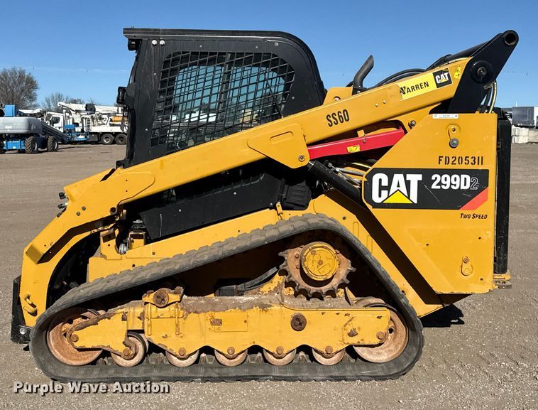 image for item EG1890 2019 Caterpillar 299D2 tracked skid steer loader