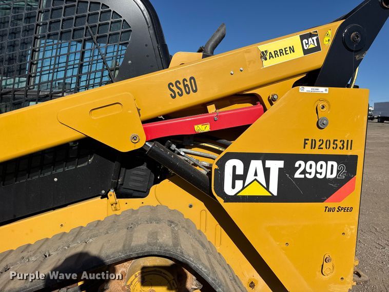 image for item EG1890 2019 Caterpillar 299D2 tracked skid steer loader