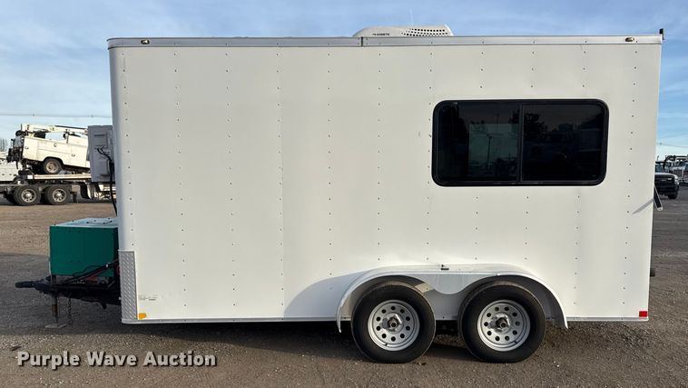 image for item EG1899 2023 Grandview Sales 7X14 TA OFFICE enclosed cargo trailer