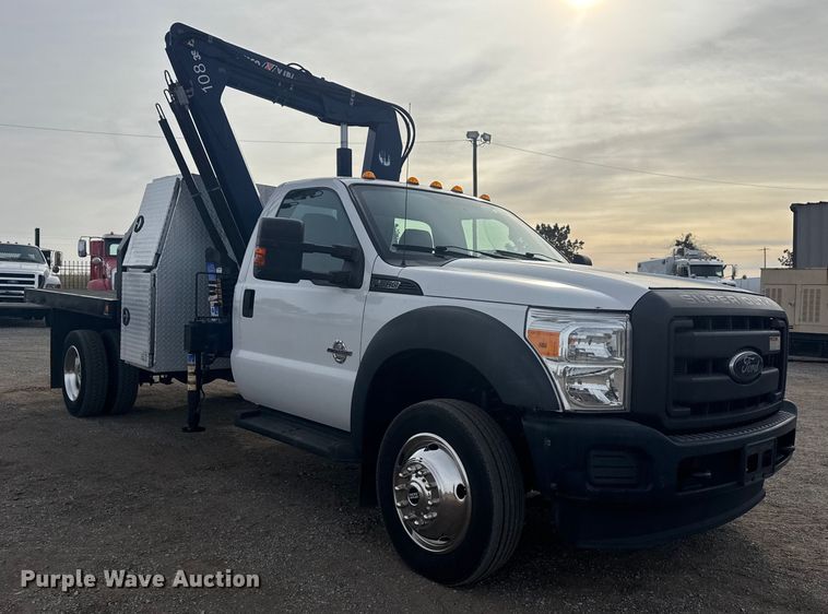image for item EG1904 2015 Ford F550 flatbed truck