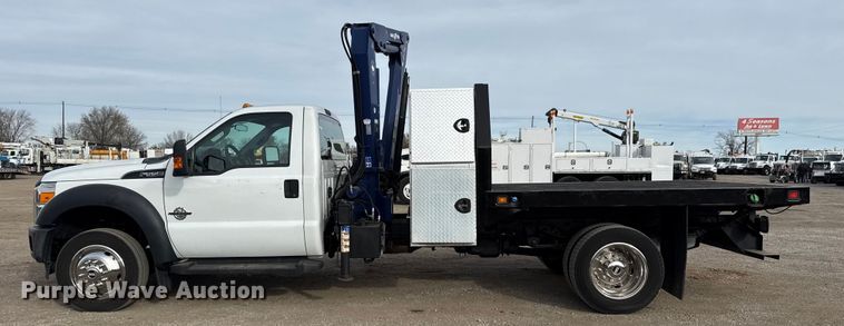 image for item EG1904 2015 Ford F550 flatbed truck