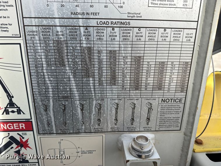 image for item EG1907 2012 Peterbilt 367 crane truck