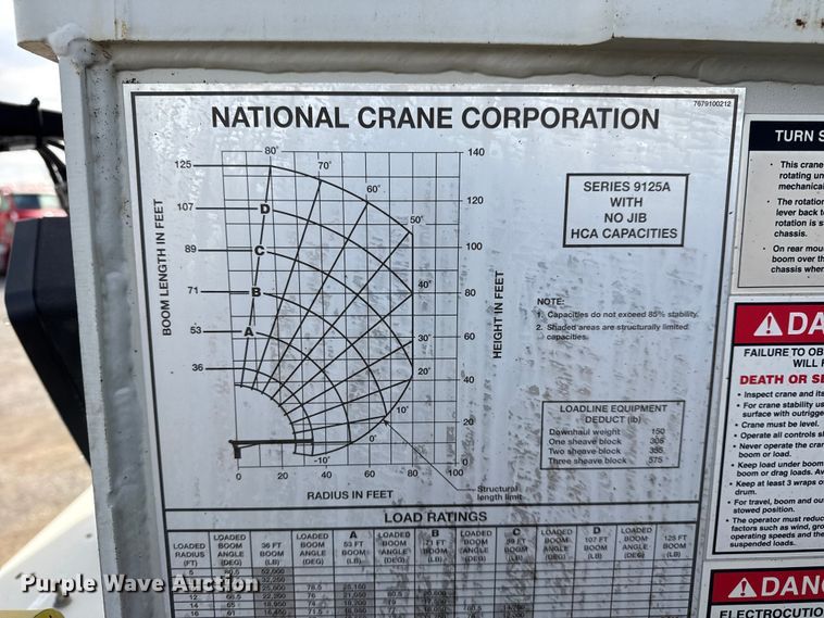 image for item EG1907 2012 Peterbilt 367 crane truck