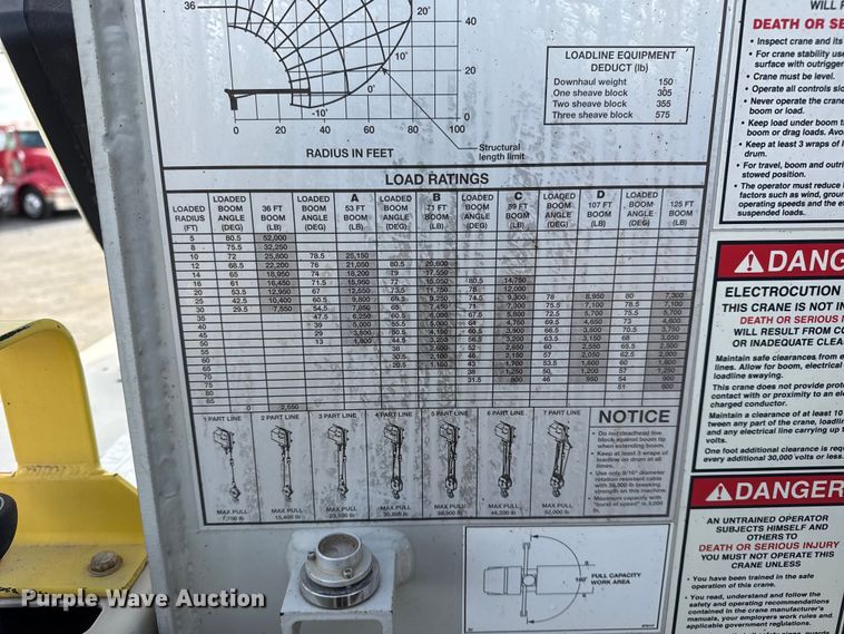 image for item EG1907 2012 Peterbilt 367 crane truck