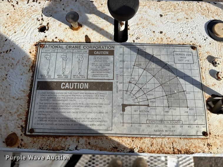 image for item EG1908 2003 Mack RD crane truck