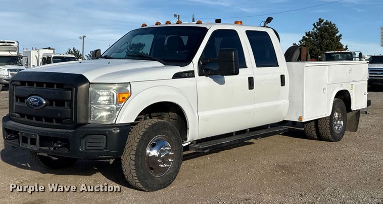 image for item EG1909 2011 Ford F350 Super Duty utility bed pickup truck