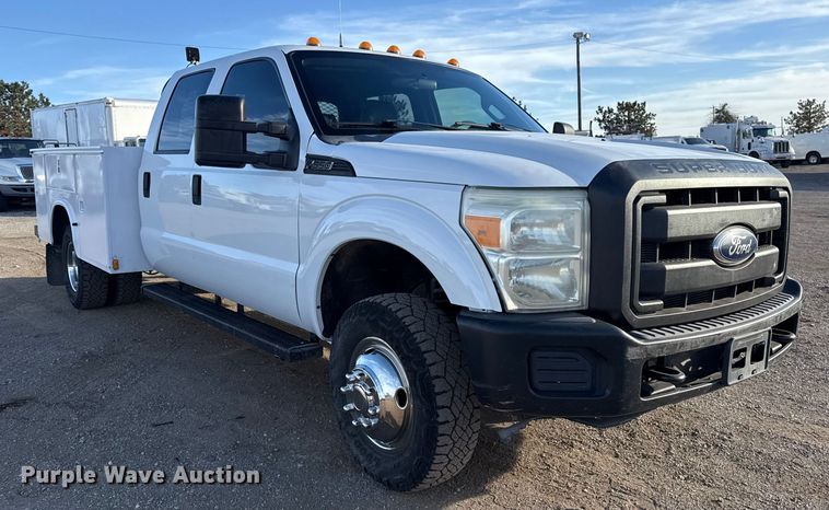 image for item EG1909 2011 Ford F350 Super Duty utility bed pickup truck