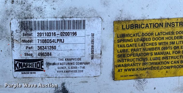 image for item EG1909 2011 Ford F350 Super Duty utility bed pickup truck