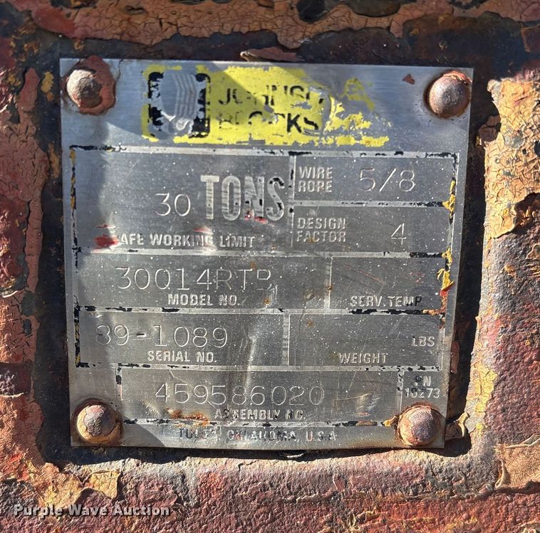 image for item EG8312 1989 Grove Manufacturing RT-528C crane