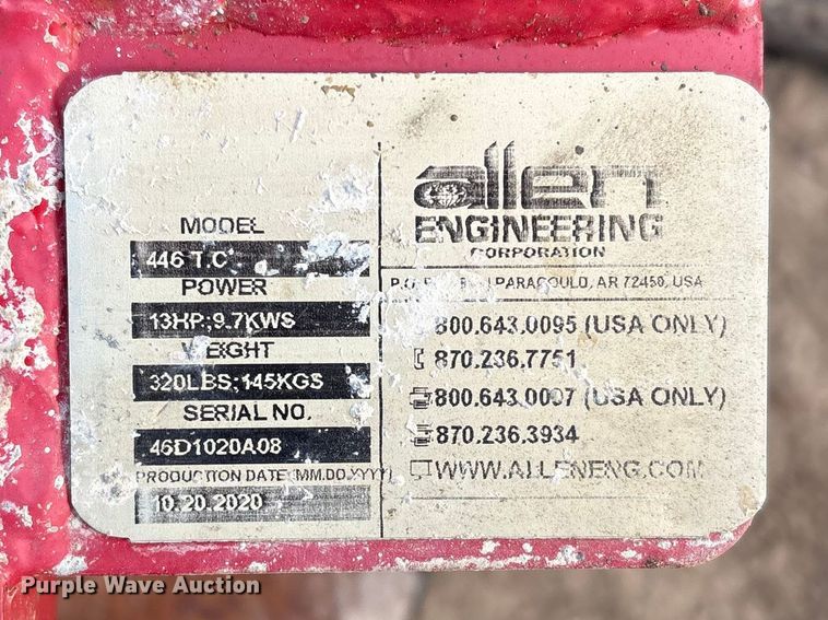 image for item EG8315 Allen 446 TC power trowel