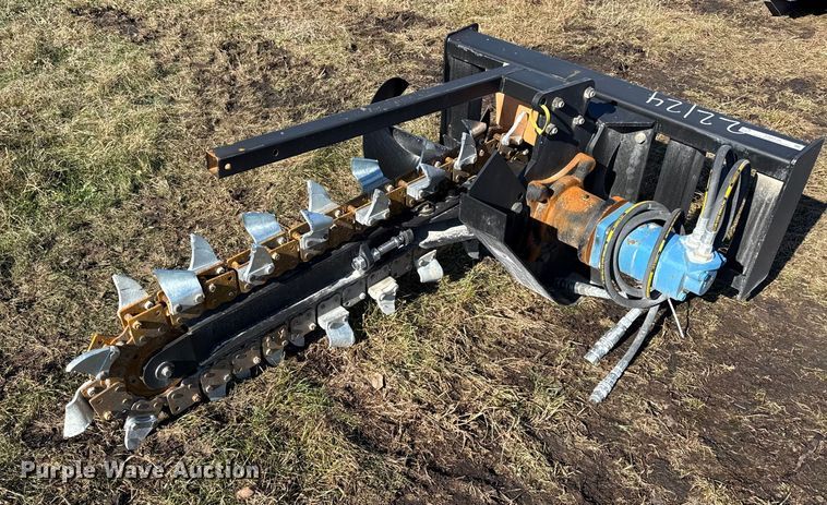 image for item EN0129 Skid steer trencher