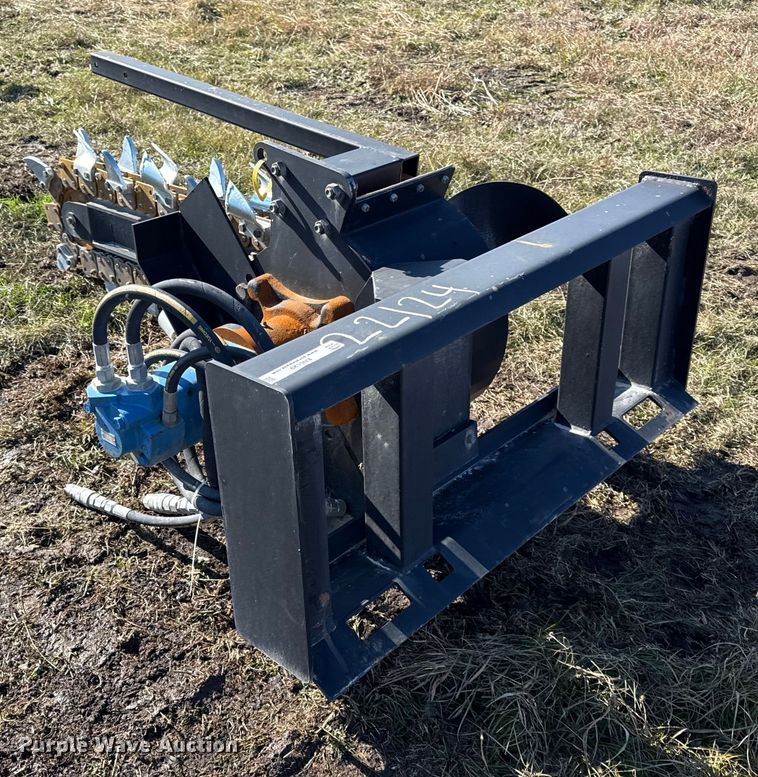 image for item EN0129 Skid steer trencher