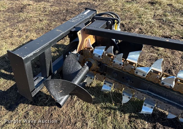 image for item EN0129 Skid steer trencher