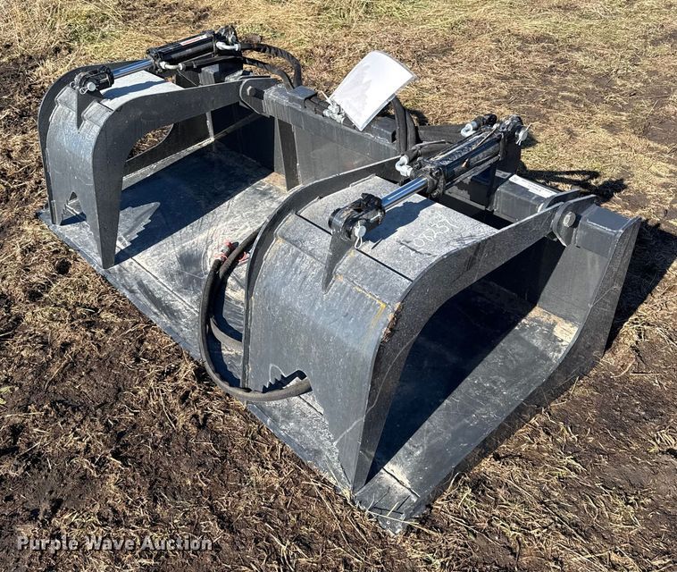 image for item EN0131 2025 Wolverine GB-11-72W skid steer grapple bucket