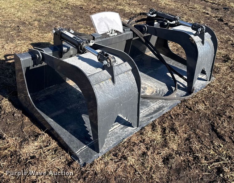 image for item EN0131 2025 Wolverine GB-11-72W skid steer grapple bucket