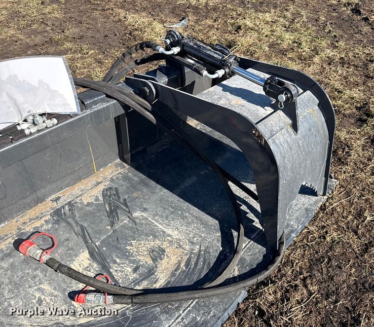 image for item EN0131 2025 Wolverine GB-11-72W skid steer grapple bucket