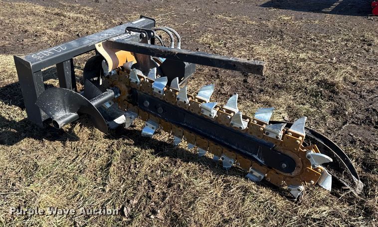 image for item EN0134 Pabreak skid steer trencher