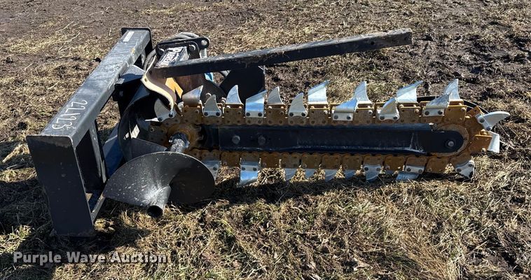 image for item EN0134 Pabreak skid steer trencher