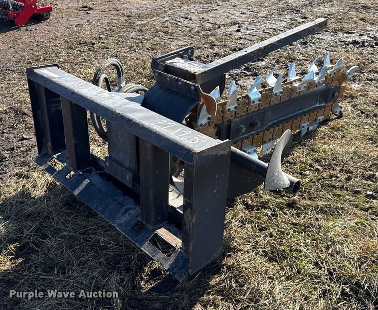 image for item EN0134 Pabreak skid steer trencher