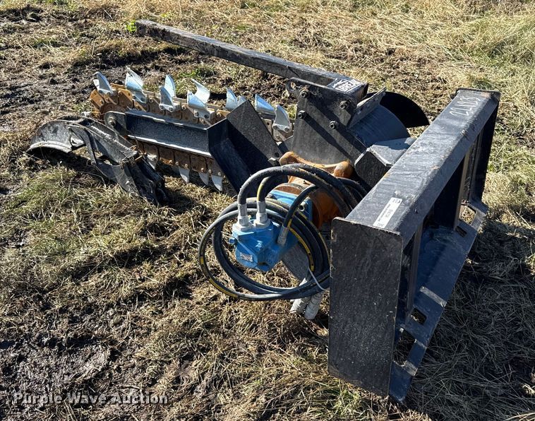 image for item EN0134 Pabreak skid steer trencher