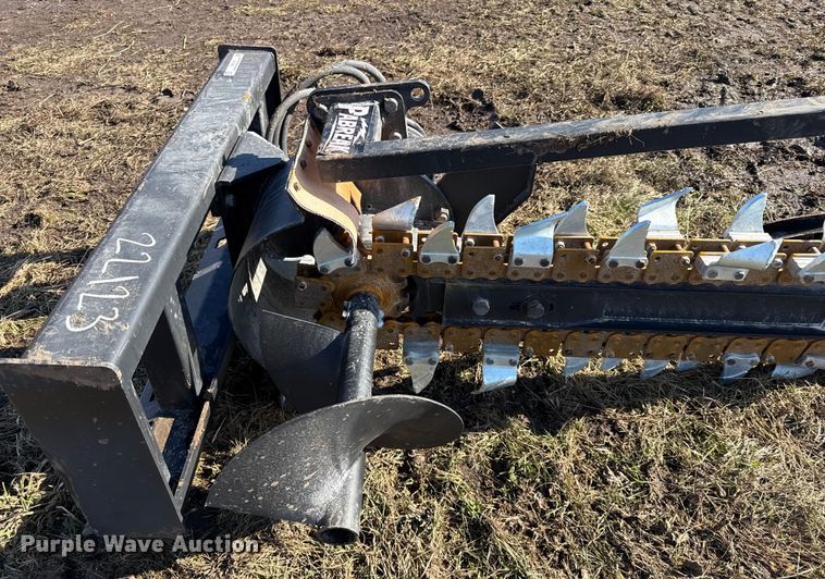 image for item EN0134 Pabreak skid steer trencher