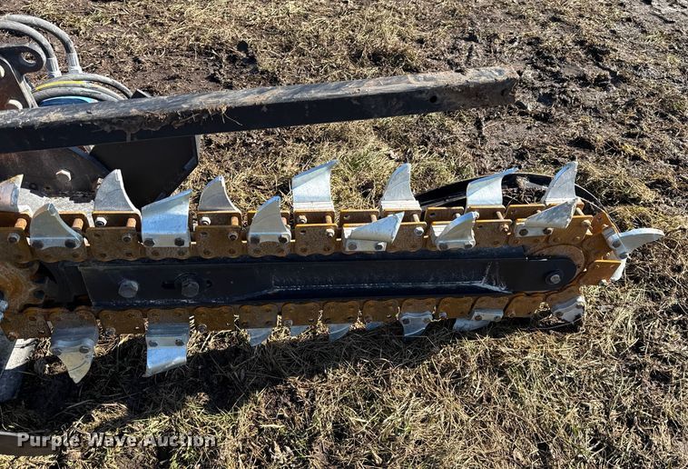 image for item EN0134 Pabreak skid steer trencher