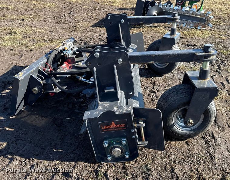 image for item EN0137 2025 Landonor PR-12-72W skid steer landscape rake