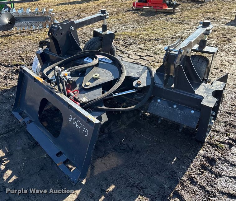 image for item EN0137 2025 Landonor PR-12-72W skid steer landscape rake