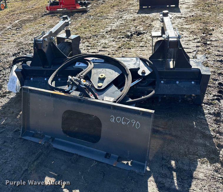 image for item EN0137 2025 Landonor PR-12-72W skid steer landscape rake