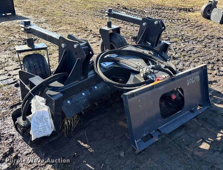 image for item EN0137 2025 Landonor PR-12-72W skid steer landscape rake