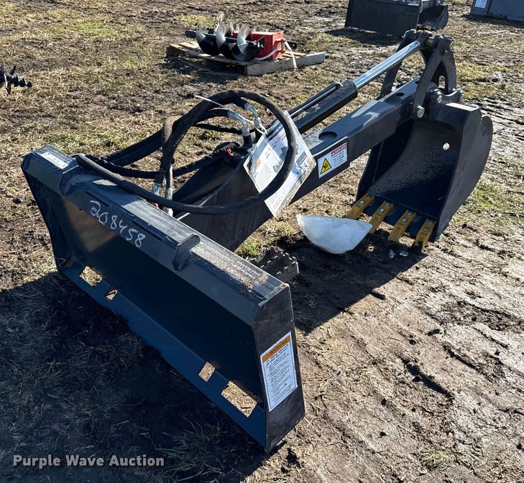 image for item EN0138 LandHonor BH-12-72D skid steer backhoe