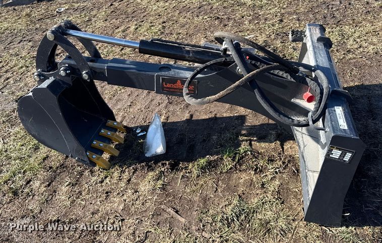 image for item EN0138 LandHonor BH-12-72D skid steer backhoe