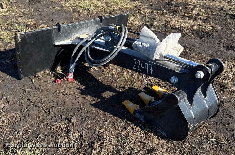 image for item EN0146 2025 Future BK56 skid steer backhoe