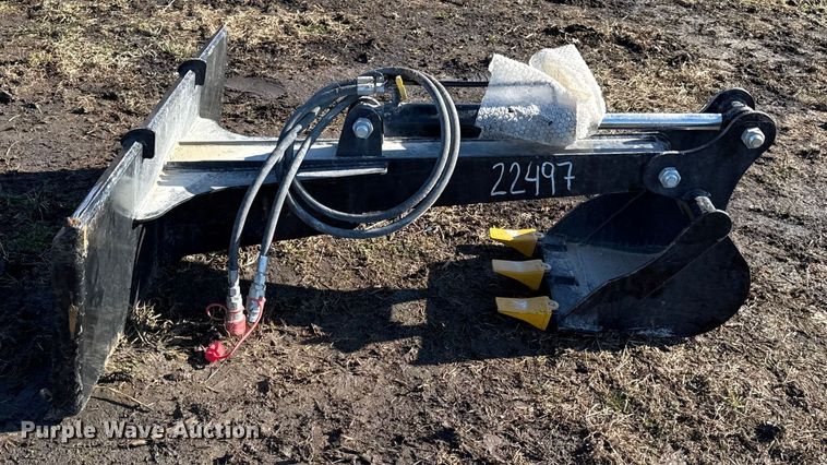 image for item EN0146 2025 Future BK56 skid steer backhoe