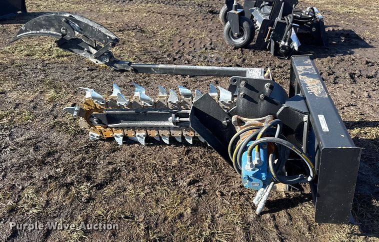 image for item EN0149 Pabreak skid steer trencher