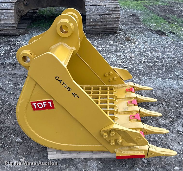 image for item EN0775 2025 Toft TOFTEB2505140 excavator rock bucket