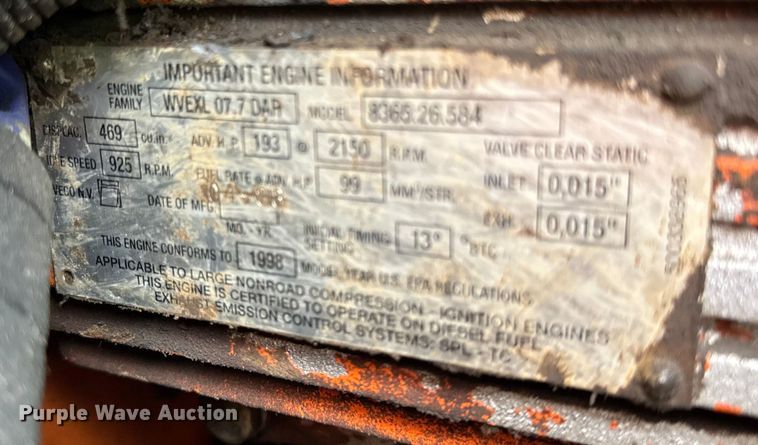 image for item ER0336 1995 Fiat Allis R160 wheel loader