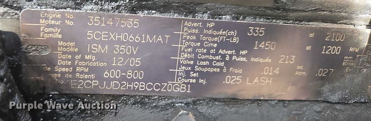 image for item ES2656 2006 Kenworth W900 ready mix truck