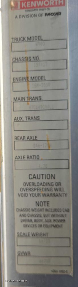 image for item ES2656 2006 Kenworth W900 ready mix truck