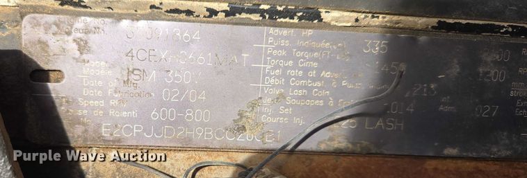 image for item ES2658 2004 Kenworth W900 ready mix truck