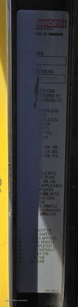 image for item ES2658 2004 Kenworth W900 ready mix truck